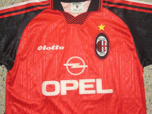 maillot ac milan exterieur 1997-1998 pas cher