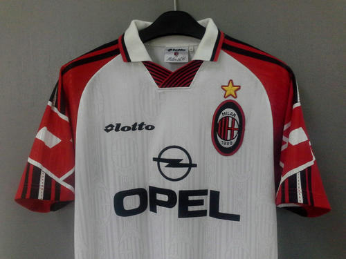 maillot ac milan exterieur 1997-1998 rétro