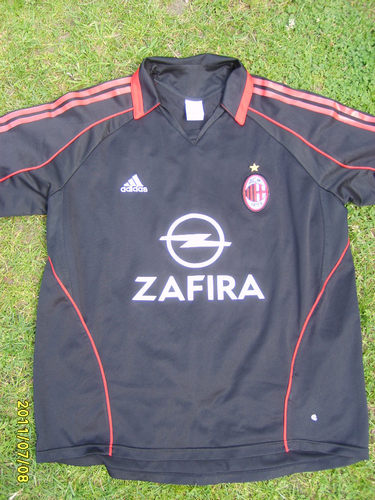 maillot ac milan exterieur 2005-2006 rétro