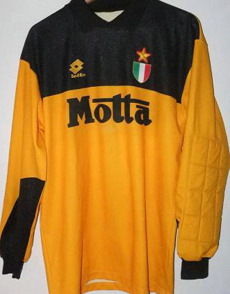 maillot ac milan gardien 1992-1994 rétro