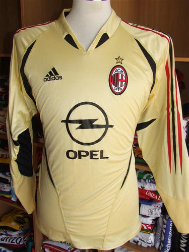 maillot ac milan gardien 2004-2005 rétro