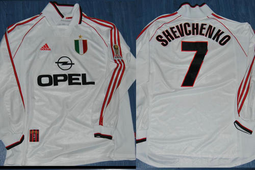 maillot ac milan particulier 1999-2000 pas cher