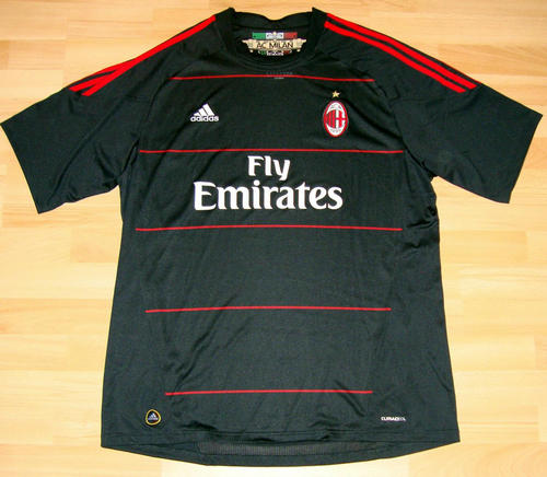 maillot ac milan third 2010-2011 rétro