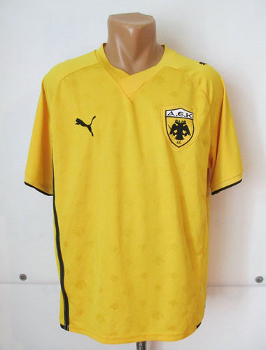 maillot aek athènes domicile 2010-2011 rétro