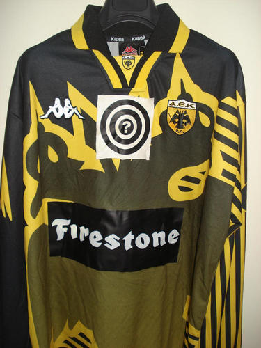 maillot aek athènes particulier 1998-1999 pas cher