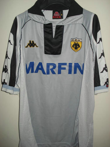 maillot aek athènes particulier 1999-2000 rétro