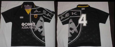 maillot aek athènes réplique 1993 pas cher