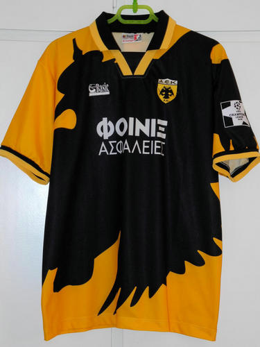 maillot aek athènes réplique 1994-1995 rétro