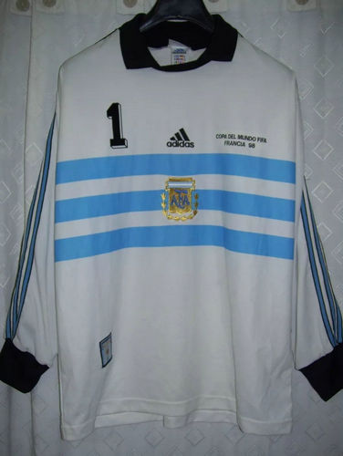 maillot argentine gardien 1998 rétro