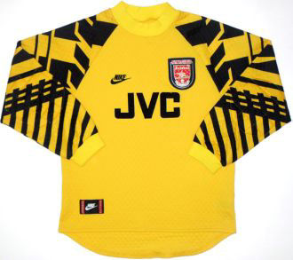 maillot arsenal fc gardien 1995-1997 pas cher