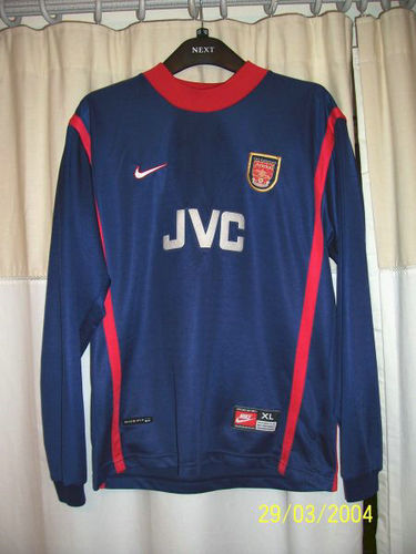 maillot arsenal fc gardien 1997-1999 pas cher