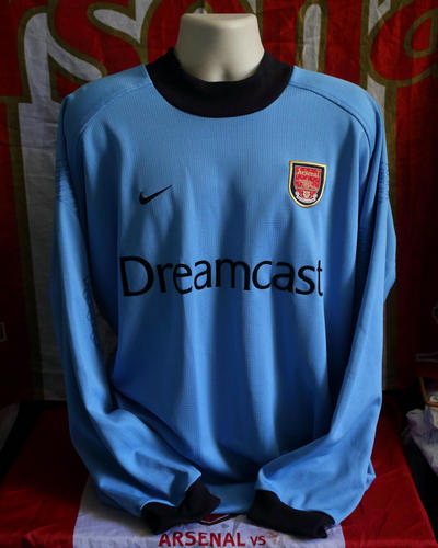 maillot arsenal fc gardien 2001-2002 pas cher