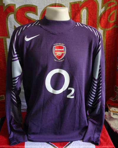 maillot arsenal fc gardien 2005-2006 rétro