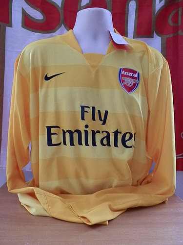 maillot arsenal fc gardien 2007-2008 pas cher