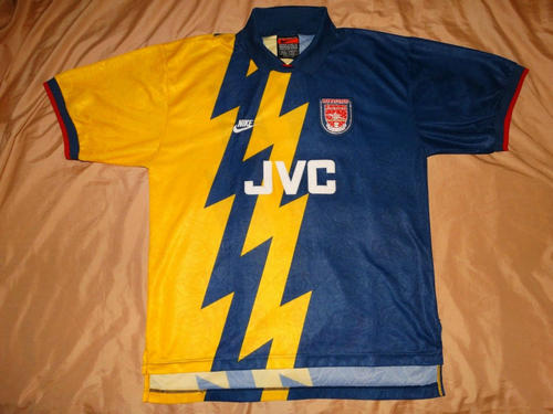 maillot arsenal fc particulier 1995-1996 rétro