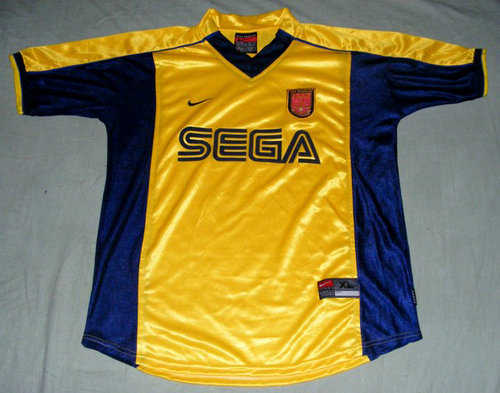 maillot arsenal fc particulier 1999 rétro