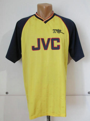 maillot arsenal fc réplique 1988-1990 rétro