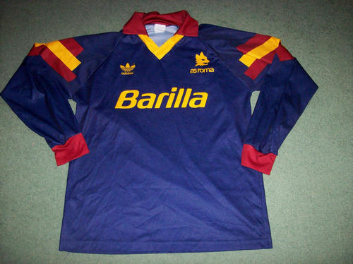 maillot as rome third 1991-1992 rétro