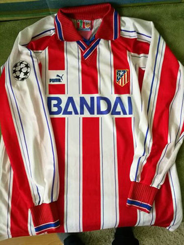 maillot atlético de madrid réplique 1996-1997 rétro