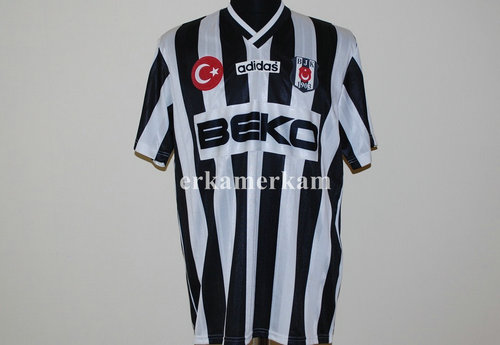 maillot beşiktaş jk particulier 1995-1996 rétro