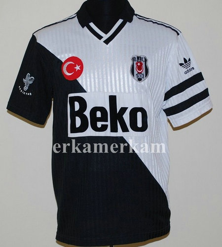 maillot beşiktaş jk réplique 1990-1991 pas cher