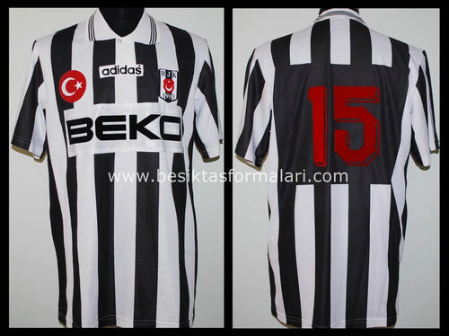 maillot beşiktaş jk réplique 1995-1996 rétro