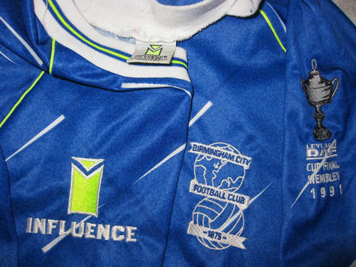 maillot birmingham city fc réplique 1991 pas cher