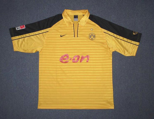 maillot borussia dortmund particulier 2005-2006 rétro