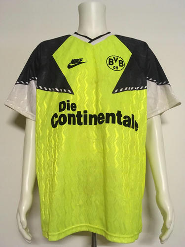 maillot borussia dortmund réplique 1990-1991 rétro