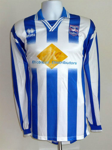 maillot brighton and hove albion particulier 1999-2001 rétro