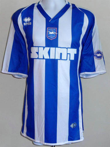 maillot brighton and hove albion particulier 2009 rétro