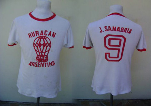 maillot ca huracán réplique 1974 rétro