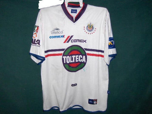 maillot cd guadalajara exterieur 2001-2002 rétro