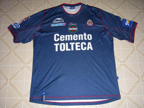 maillot cd guadalajara exterieur 2002-2003 rétro