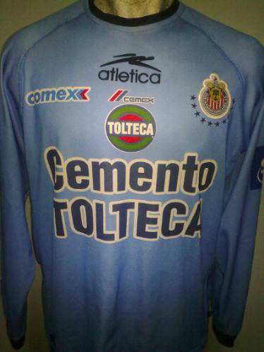 maillot cd guadalajara gardien 2002-2003 pas cher