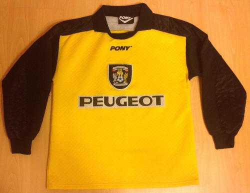 maillot coventry city fc gardien 1995-1996 rétro