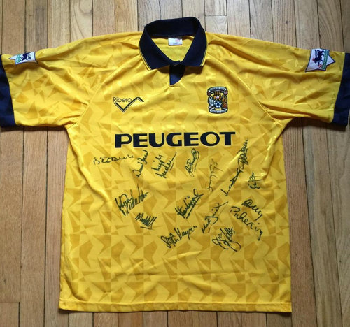 maillot coventry city fc third 1992-1994 rétro