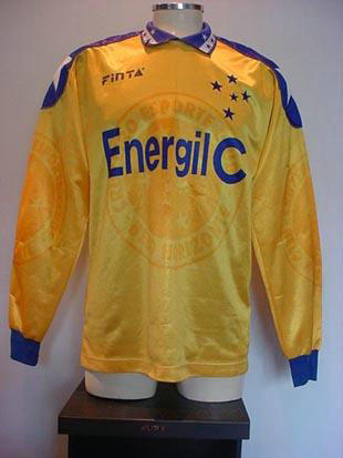 maillot cruzeiro ec gardien 1996 rétro