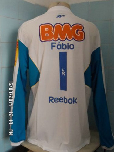 maillot cruzeiro ec gardien 2010 rétro