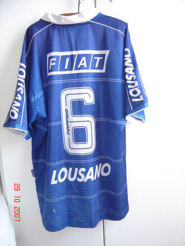 maillot cruzeiro ec particulier 2002-2003 rétro