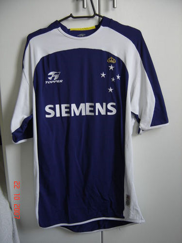 maillot cruzeiro ec particulier 2005-2006 pas cher