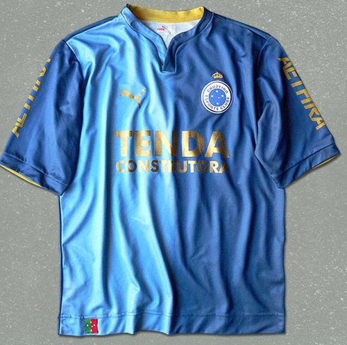 maillot cruzeiro ec réplique 2007 rétro