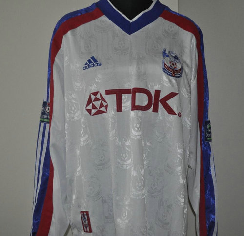 maillot crystal palace fc exterieur 1998-1999 rétro