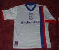 maillot crystal palace fc exterieur 1999-2000 rétro