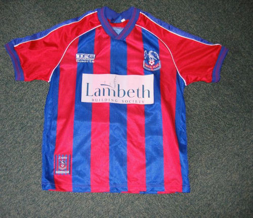 maillot crystal palace fc particulier 2000-2001 rétro