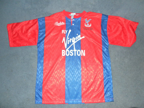 maillot crystal palace fc réplique 1990-1991 rétro