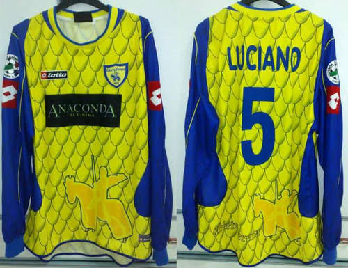 maillot de ac chievoverona particulier 2004-2005 rétro