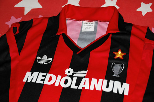 maillot de ac milan domicile 1990-1991 pas cher