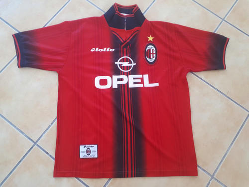 maillot de ac milan domicile 1996-1997 rétro