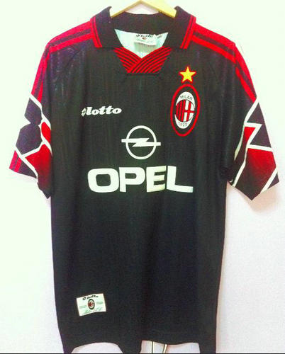 maillot de ac milan third 1997-1998 rétro